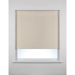 Aluminium Cordless Venetian Non-Blackout Blind Cream 900 x 1200mm Drop