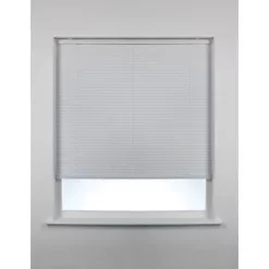 Aluminium Cordless Venetian Non-Blackout Blind White 1200 x 1800mm Drop