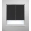 Aluminium Cordless Venetian Non-Blackout Blind Black 1050 x 1200mm Drop