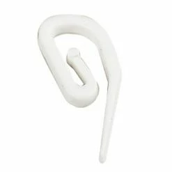 Plastic Curtain Hooks White 200 Pack