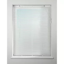 Universal Aluminium Venetian Non-Blackout Blind White 600 x 1600mm Drop