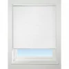 Polyester Cordless Pleated Non-Blackout Blind White 1800 x 1600mm Drop