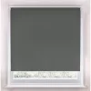 Polyester Cordless Roller Blackout Blind Dark Grey 1800 x 1700mm Drop