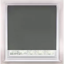 Polyester Cordless Roller Blackout Blind Dark Grey 1800 x 1700mm Drop