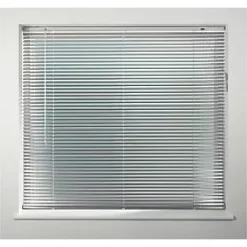 Universal Aluminium Venetian Non-Blackout Blind Silver 1800 x 2100mm Drop