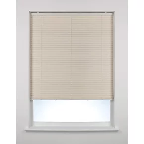 Aluminium Cordless Venetian Non-Blackout Blind Cream 1200 x 1800mm Drop 1 Aluminium Cordless Venetian Non-Blackout Blind Cream 1200 x 1800mm Drop