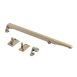 Fab & Fix Classic Design Locking Window Stay Bar Polished Gold 280mm