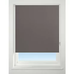 Universal Polyester Roller Non-Blackout Blind Chocolate 1500 x 1700mm Drop