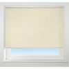 Polyester Cordless Pleated Non-Blackout Blind Ivory 1600 x 1600mm Drop
