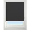 Universal Polyester Roller Non-Blackout Blind Jet Black 1500 x 1700mm Drop