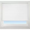 Polyester Cordless Pleated Non-Blackout Blind White 1700 x 1600mm Drop