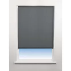 Universal Polyester Roller Non-Blackout Blind Charcoal 900 x 1700mm Drop