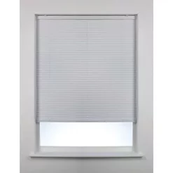 Aluminium Cordless Venetian Non-Blackout Blind White 1350 x 1200mm Drop