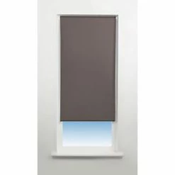 Universal Polyester Roller Non-Blackout Blind Chocolate 600 x 1700mm Drop