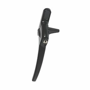 Fab & Fix Charisma Left-Hand Cockspur Window Handle Black 1 Fab & Fix Charisma Left-Hand Cockspur Window Handle Black
