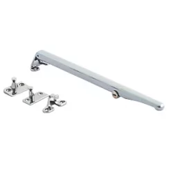 Fab & Fix Classic Design Locking Window Stay Bar Polished Chrome 280mm