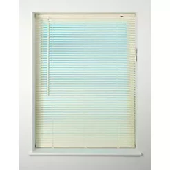 Universal PVC Venetian Non-Blackout Blind Cream 750 x 1600mm Drop