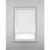 PVC Venetian Non-Blackout Faux Wood Blind White 900 x 1600mm Drop
