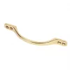 Sash Handle Polished Brass 125 x 14mm 5 Pack