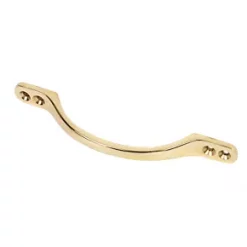 Sash Handle Polished Brass 125 x 14mm 5 Pack