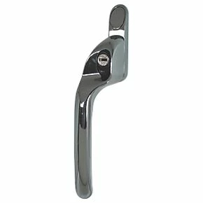 Fab & Fix LH Offset Connoisseur Espagnolette Window Handle Polished Chrome 1 Fab & Fix LH Offset Connoisseur Espagnolette Window Handle Polished Chrome
