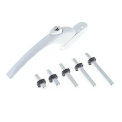 Mila LH/RH ProLinea Espagnolette uPVC Window Handle White -Window Furniture Sales 5961G A2