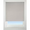 Polyester Cordless Pleated Non-Blackout Blind Light Grey 1000 x 1600mm Drop