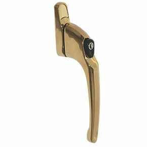 Fab & Fix LH/RH Inline Connoisseur Espagnolette Window Handle Polished Gold 1 Fab & Fix LH/RH Inline Connoisseur Espagnolette Window Handle Polished Gold