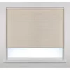 Aluminium Cordless Venetian Non-Blackout Blind Cream 1350 x 1200mm Drop