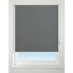 Universal Polyester Roller Non-Blackout Blind Charcoal 1500 x 1700mm Drop