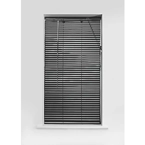 Universal Aluminium Venetian Non-Blackout Blind Black 750 x 1600mm Drop 1 Universal Aluminium Venetian Non-Blackout Blind Black 750 x 1600mm Drop