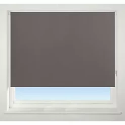 Universal Polyester Roller Non-Blackout Blind Chocolate 1800 x 1700mm Drop