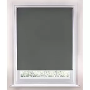 Polyester Cordless Pleated Non-Blackout Blind Dark Grey 1300 x 1600mm Drop 1 Polyester Cordless Pleated Non-Blackout Blind Dark Grey 1300 x 1600mm Drop