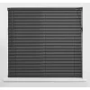 Universal PVC Venetian Non-Blackout Blind Black 1800 x 1600mm Drop