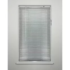 Universal Aluminium Venetian Non-Blackout Blind Silver 750 x 2100mm Drop