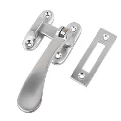 Smith & Locke LH/RH Victorian Casement Fastener Satin Chrome