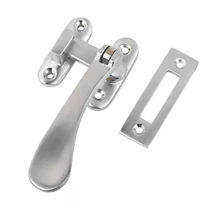 Smith & Locke LH/RH Victorian Casement Fastener Satin Chrome 1 Smith & Locke LH/RH Victorian Casement Fastener Satin Chrome
