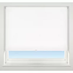 Polyester Cordless Roller Blackout Blind White 1800 x 1700mm Drop