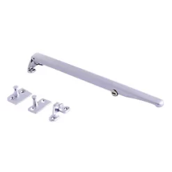 Fab & Fix Classic Design Locking Window Stay Bar Satin Silver 280mm