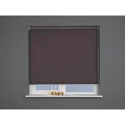 Polyester Roller Blackout Blind Brown 1200 x 1700mm Drop