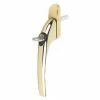 Mila LH/RH ProLinea Espagnolette uPVC Window Handle Polished Gold