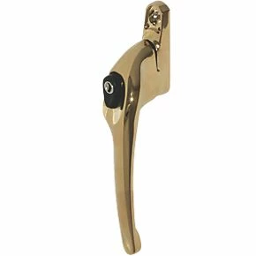 Fab & Fix RH Offset Connoisseur Espagnolette Window Handle Polished Gold 1 Fab & Fix RH Offset Connoisseur Espagnolette Window Handle Polished Gold