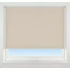 Polyester Cordless Roller Blackout Blind Almond 1800 x 1700mm Drop