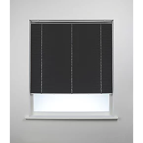 Aluminium Cordless Venetian Non-Blackout Blind Black 1650 x 1200mm Drop 1 Aluminium Cordless Venetian Non-Blackout Blind Black 1650 x 1200mm Drop