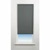 Universal Polyester Roller Blackout Blind Charcoal 1800 x 1700mm Drop