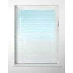 Universal PVC Venetian Non-Blackout Blind White 1200 x 1600mm Drop
