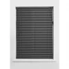Universal PVC Venetian Non-Blackout Blind Black 1200 x 1600mm Drop