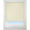 Polyester Cordless Pleated Non-Blackout Blind Ivory 1500 x 1600mm Drop