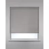PVC Venetian Non-Blackout Faux Wood Blind Grey 900 x 1600mm Drop