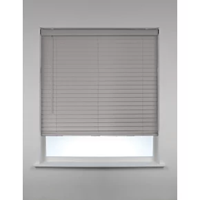 PVC Venetian Non-Blackout Faux Wood Blind Grey 900 x 1600mm Drop 1 PVC Venetian Non-Blackout Faux Wood Blind Grey 900 x 1600mm Drop